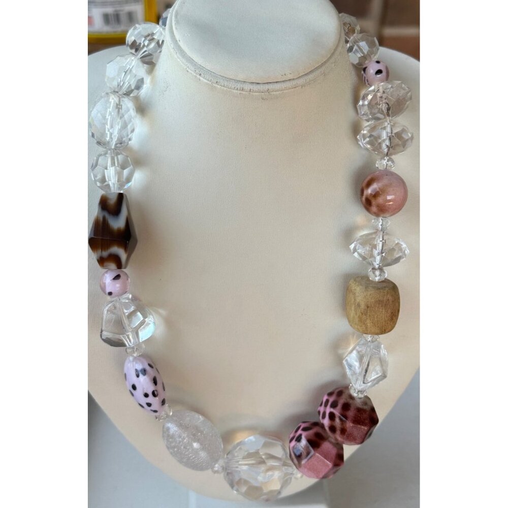 Unbranded Multicolored Beaded Fashion Jewelry Necklace 13 in. Height - Picture 4 of 8